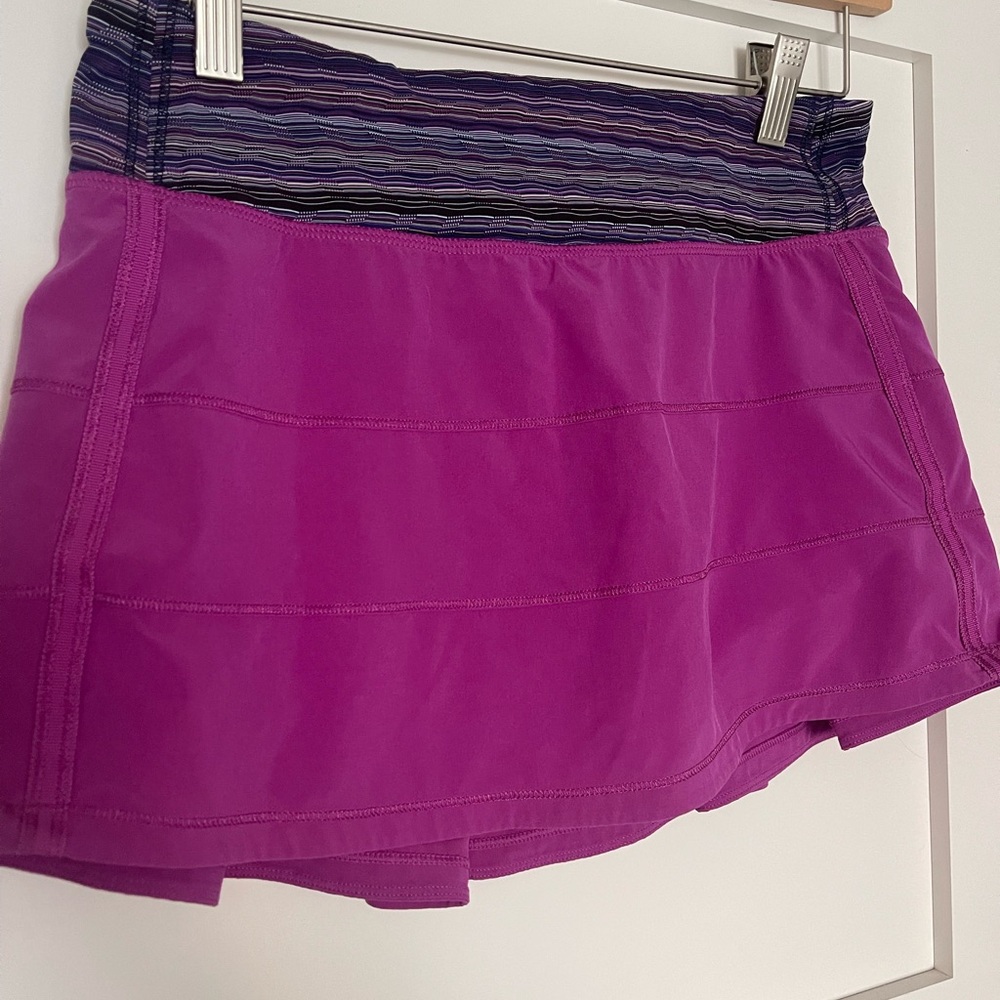 Lululemon Pace Rival skirt/skort.  Size 6. Magenta/Purple color.